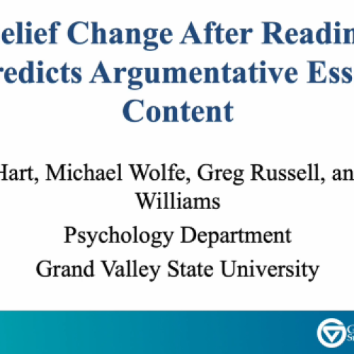 Psychology Major Liam Hart presents at the 32nd Annual Conference of the Society for Text and Discourse